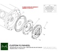 PMC Flywheel Mercedes-Benz M112 M113 M113K - BMW M50 S50 M52 S52 M54 S54 M57 - 240MM
