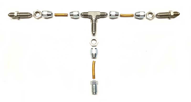 Brake pipe mounting kit (bulkhead)