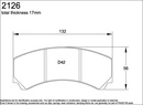 Pagid brake pads RS42 / Blue