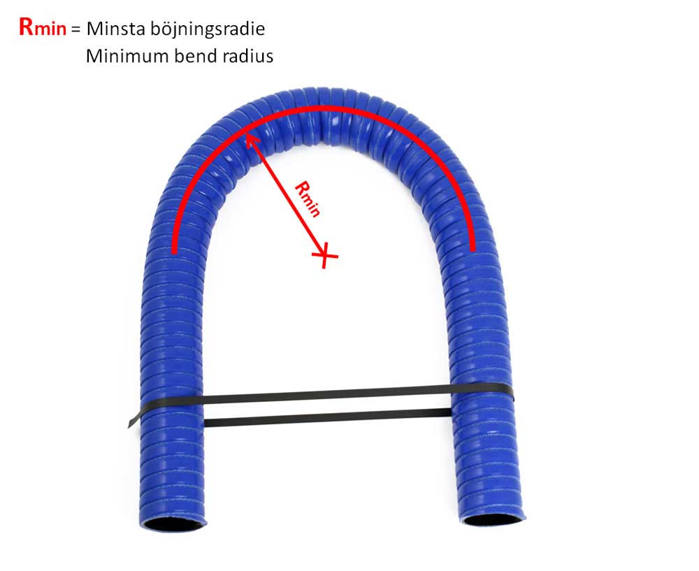Radiator hose flexible 1,25" (32mm)