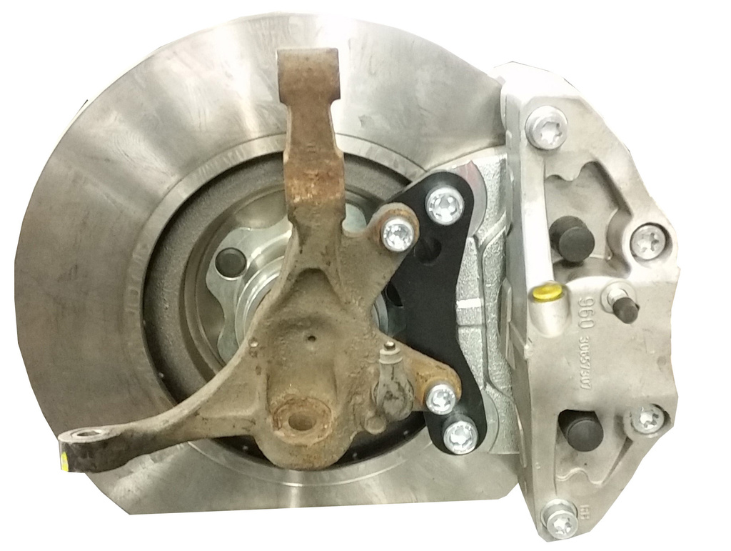 XC90 front - Nissan S 13/14/15 Brake caliper adapter