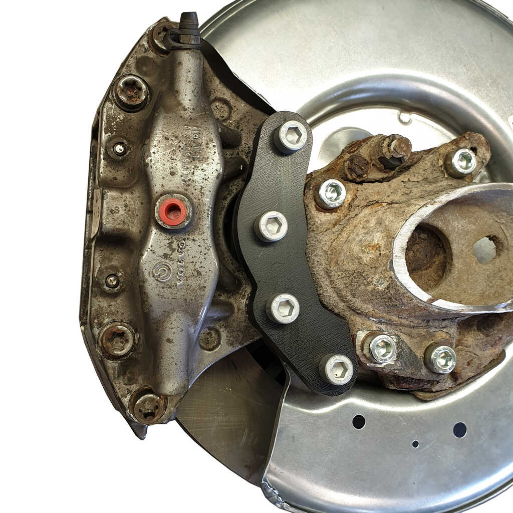 S60R/V70R rear - Volvo 850/V70I Brake caliper adapter